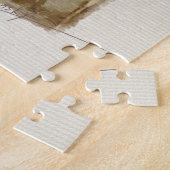 祈りの言葉ウエスタンウォールエルサレム旧市街イスラエル ジグソーパズル (側面)