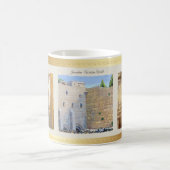 祈りの言葉ウエスタンウォールコテルエルサレムDavid Old City コーヒーマグカップ (中央)