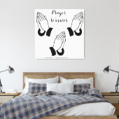 祈りの言葉ウォー祈ラーズサンダー_コーブ キャンバスプリント (インサイチュ (寝室))
