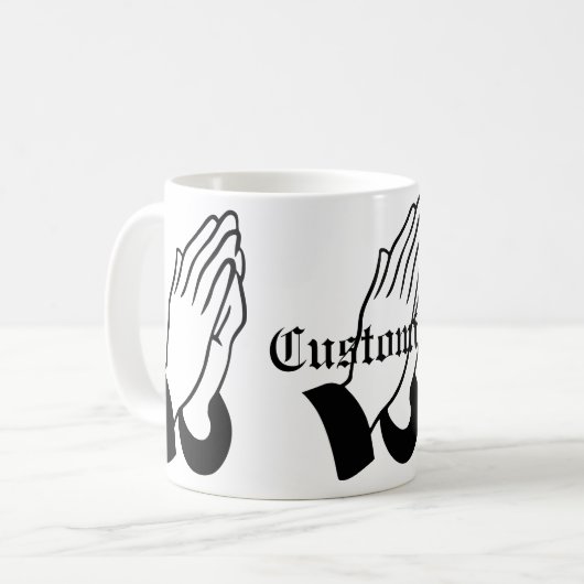 祈りの言葉ウォー祈ラーズサンダー_コーブ コーヒーマグカップ (正面左)