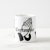 祈りの言葉ウォー祈ラーズサンダー_コーブ コーヒーマグカップ (中央)