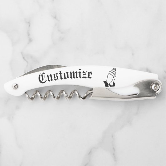 祈りの言葉ウォー祈ラーズサンダー_コーブ ソムリエナイフ (裏面)