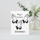 祈りの言葉ウォー祈ラーズサンダー_コーブ ポストカード (スタンド正面)