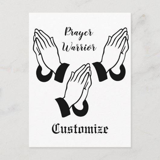 祈りの言葉ウォー祈ラーズサンダー_コーブ ポストカード (正面)