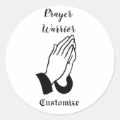 祈りの言葉ウォー祈ラーズサンダー_コーブ ラウンドシール (正面)