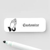 祈りの言葉ウォー祈ラーズサンダー_コーブ 名札 (インサイチュ)