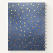 祈りの言葉エレガント仕訳帳のパーソナライズ ノートブック (裏面)