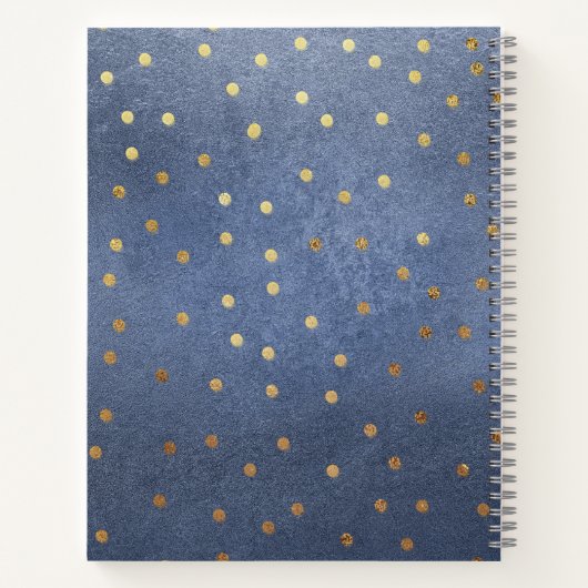 祈りの言葉エレガント仕訳帳のパーソナライズ ノートブック (裏面)