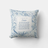 祈りの言葉エレガント記念ギフト聖なる書物、 経典中華料理 クッション (正面)