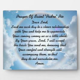 祈りの言葉オブサンパドレピオ フォトプラーク