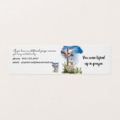 祈りの言葉カスタムチーム折り畳み名刺 名刺 (外部フラット)