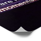 祈りの言葉カップルのシルエットポスター ポスター (角)