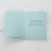 祈りの言葉カードありがとう サンキューカード (内部)