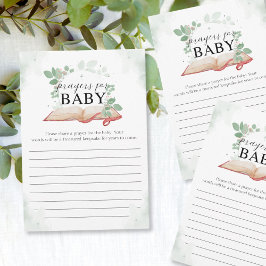 祈りの言葉カードのベビー 招待状