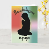 祈りの言葉カードの治療力 カード (黄色い花)