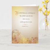 祈りの言葉カードホームレス主賛美主と保す。 カード (黄色い花)