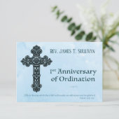 祈りの言葉カード名の最初の並び替え記念日クロス サンキューカード (スタンド正面)