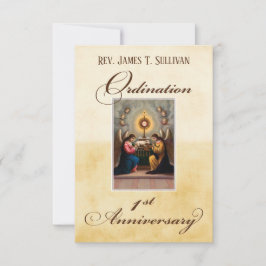 祈りの言葉カード名第1回コーディネーション記念日の祭壇 サンキューカード