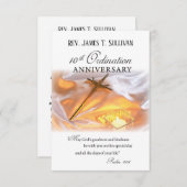 祈りの言葉カード名10周年記念クロス サンキューカード (正面/裏面)