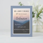 祈りの言葉カード名10周年記念日 サンキューカード (スタンド正面)