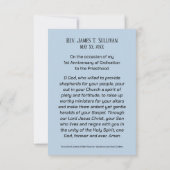 祈りの言葉カード名100周年記念ブルー サンキューカード (裏面)