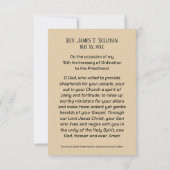 祈りの言葉カード名15周年記念メアリー サンキューカード (裏面)