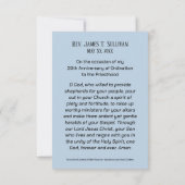 祈りの言葉カード名20周年記念ブルー サンキューカード (裏面)