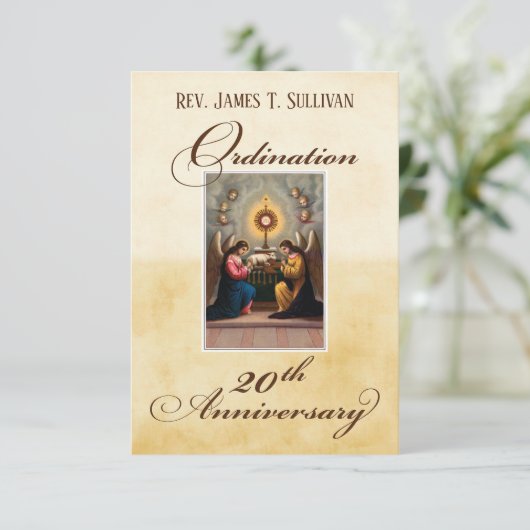 祈りの言葉カード名20周年記念祭壇 サンキューカード (スタンド正面)