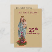 祈りの言葉カード名25周年記念メアリー サンキューカード (正面/裏面)