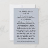 祈りの言葉カード名25周年記念日 サンキューカード (裏面)