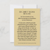 祈りの言葉カード名40周年記念クロス サンキューカード (裏面)