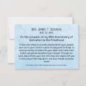 祈りの言葉カード名40周年記念クロス サンキューカード (裏面)