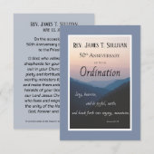 祈りの言葉カード名50周年記念日 サンキューカード (正面/裏面)