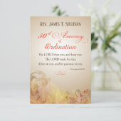 祈りの言葉カード名50周年記念日 サンキューカード (スタンド正面)