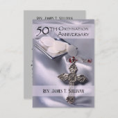 祈りの言葉カード名50周年記念日 サンキューカード (正面/裏面)