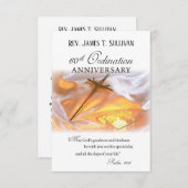 祈りの言葉カード名60周年記念クロス サンキューカード (正面/裏面)