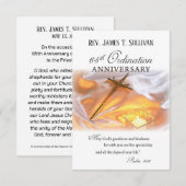 祈りの言葉カード名65th Ordination Anniversary Cross サンキューカード (正面/裏面)