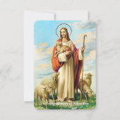 祈りの言葉カード悔やみや弔慰サンキューグッドシェパード カード (正面)