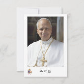 祈りの言葉カード教皇レオ14世、キリストの祭司 (正面)