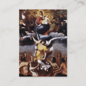 祈りの言葉カード聖霊降臨聖ゲルトルード プレイスカード (正面)