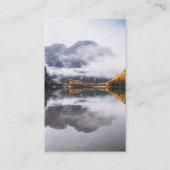 祈りの言葉カード葬式ムーディ秋の日 名刺 (正面)