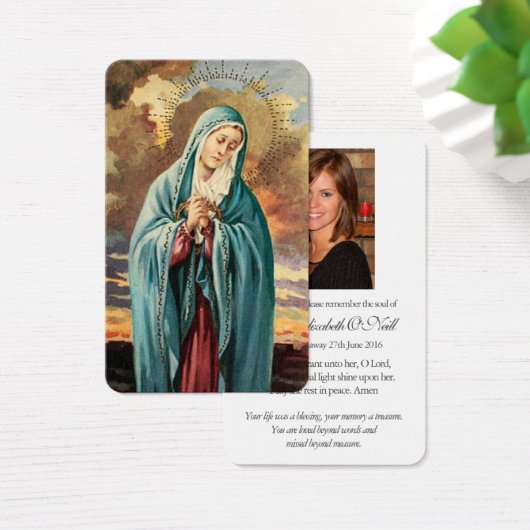 祈りの言葉カード |お母さんマリア (デスク)