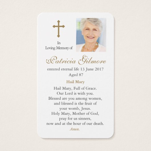 祈りの言葉カード |お母さん最も賞賛すべき (裏面)