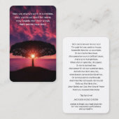 祈りの言葉カード |すごいサンセットデラックス 名刺 (正面/裏面)