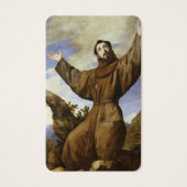 祈りの言葉カード |アッシジ01の聖フランシス (正面)