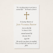 祈りの言葉カード |アンティーク純正ハートメアリー (裏面)