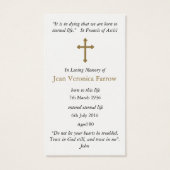 祈りの言葉カード |アヴェマリア (裏面)