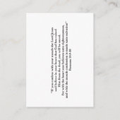 祈りの言葉カード エンクロージャーカード (裏面)
