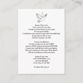 祈りの言葉カード エンクロージャーカード (正面)