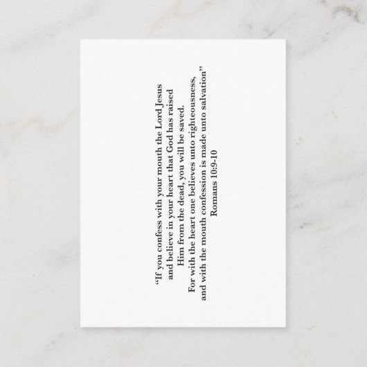 祈りの言葉カード エンクロージャーカード (裏面)